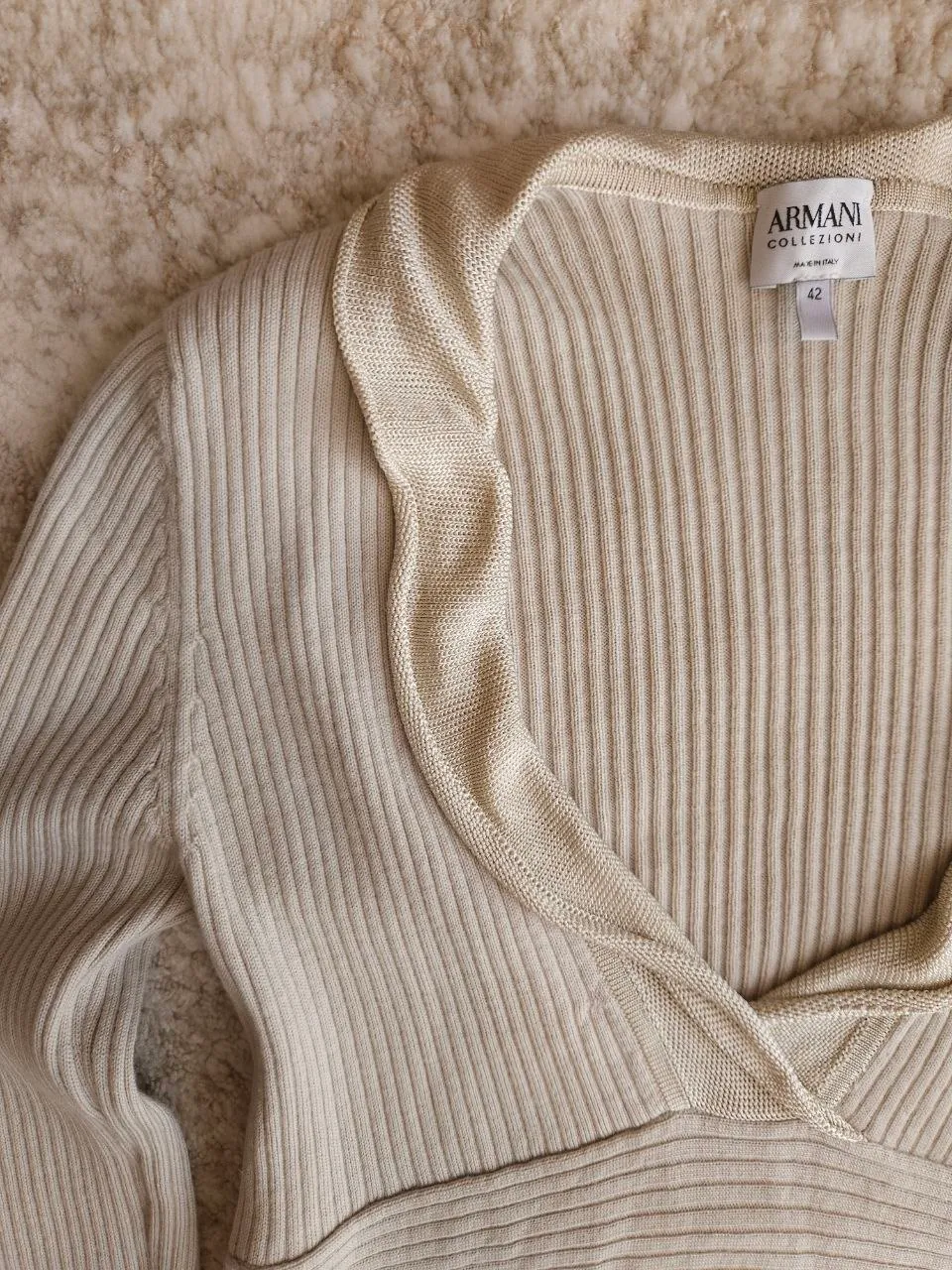 Джемпер Armani Collezioni шерстяной размер S/M 3