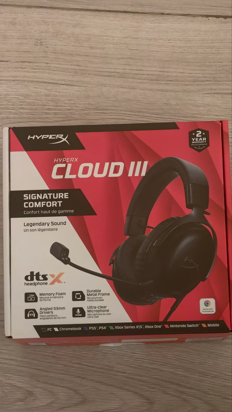 Наушники HyperX Cloud III проводные 1