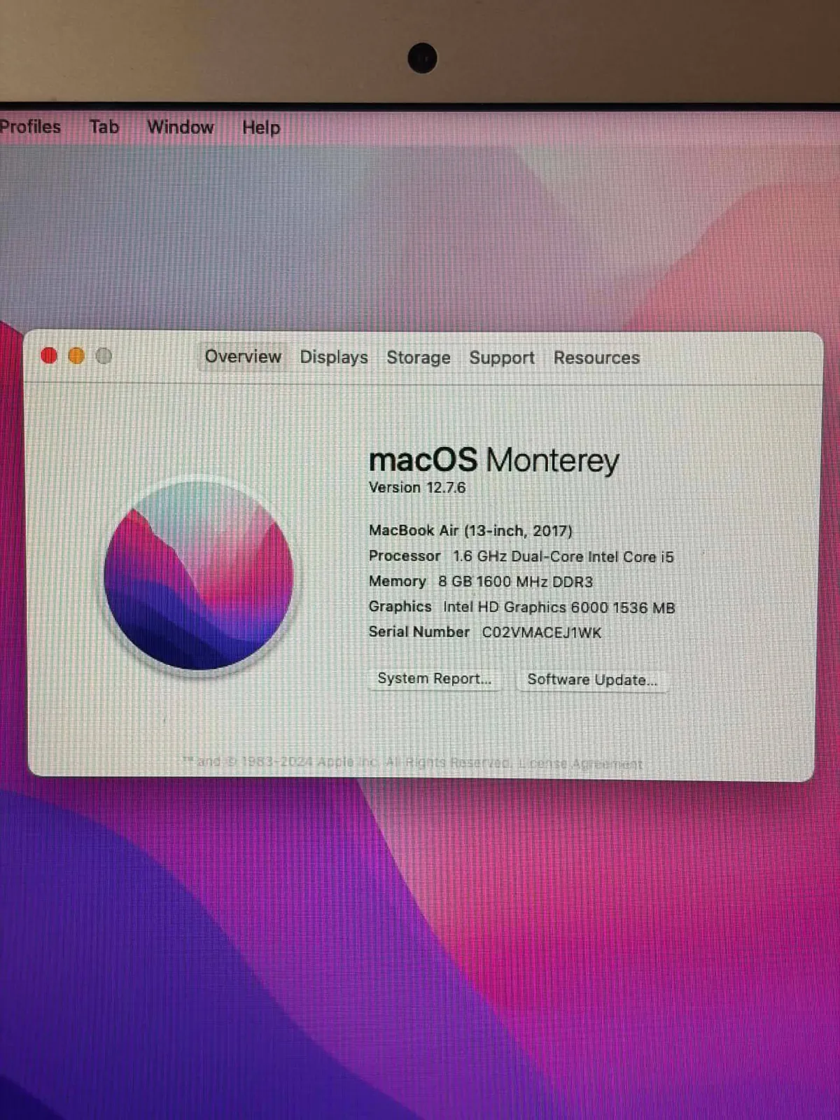 MacBook Air 13 2017 SSD 256GB 3