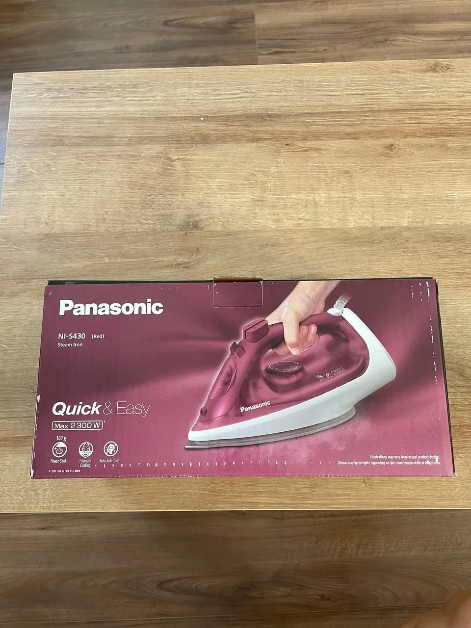 Новый утюг Panasonic в заводской упаковке 3