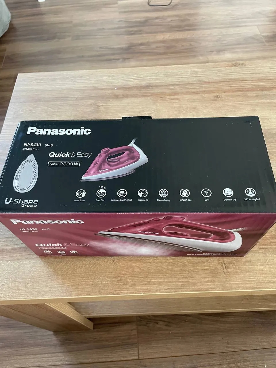 Новый утюг Panasonic в заводской упаковке 1