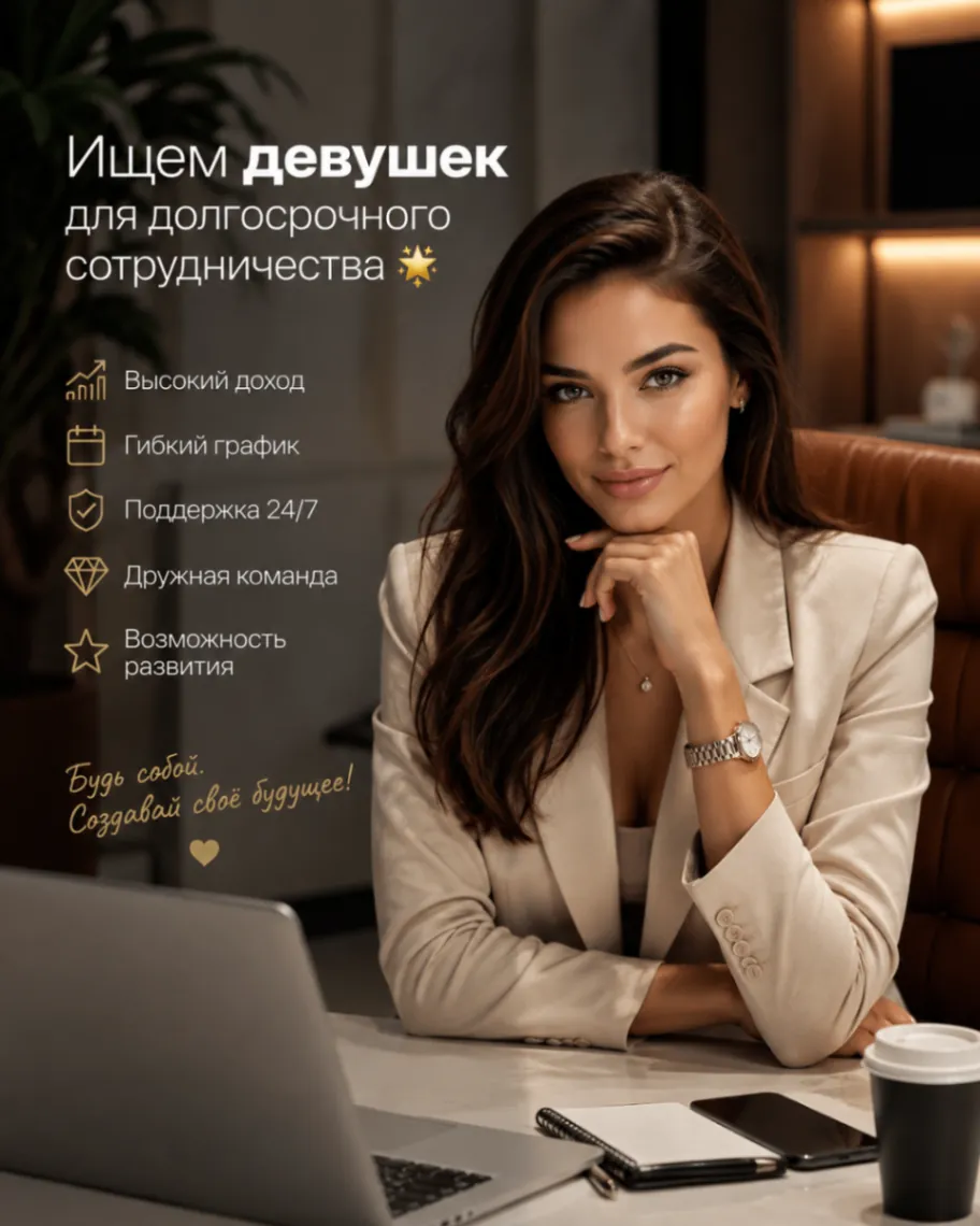 Ищем девушек для долгосрочного сотрудничества 🌟 1