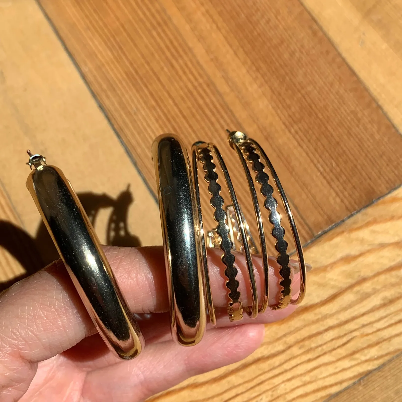 Лонгслив Urban Outfitters и серьги бижутерия 4