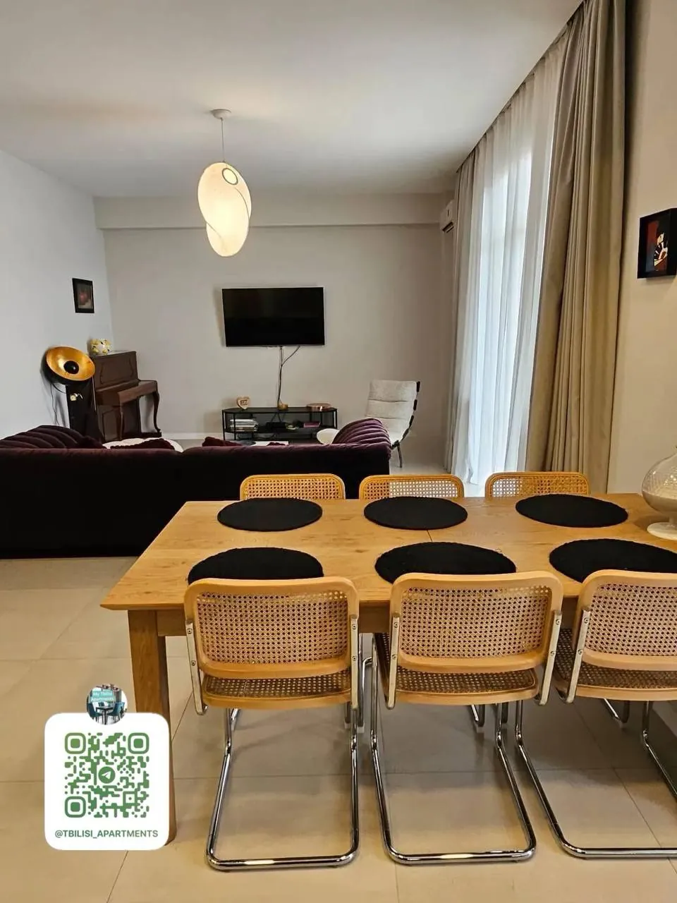 Квартира 100 м² с 2 спальнями в Мтацминде 5