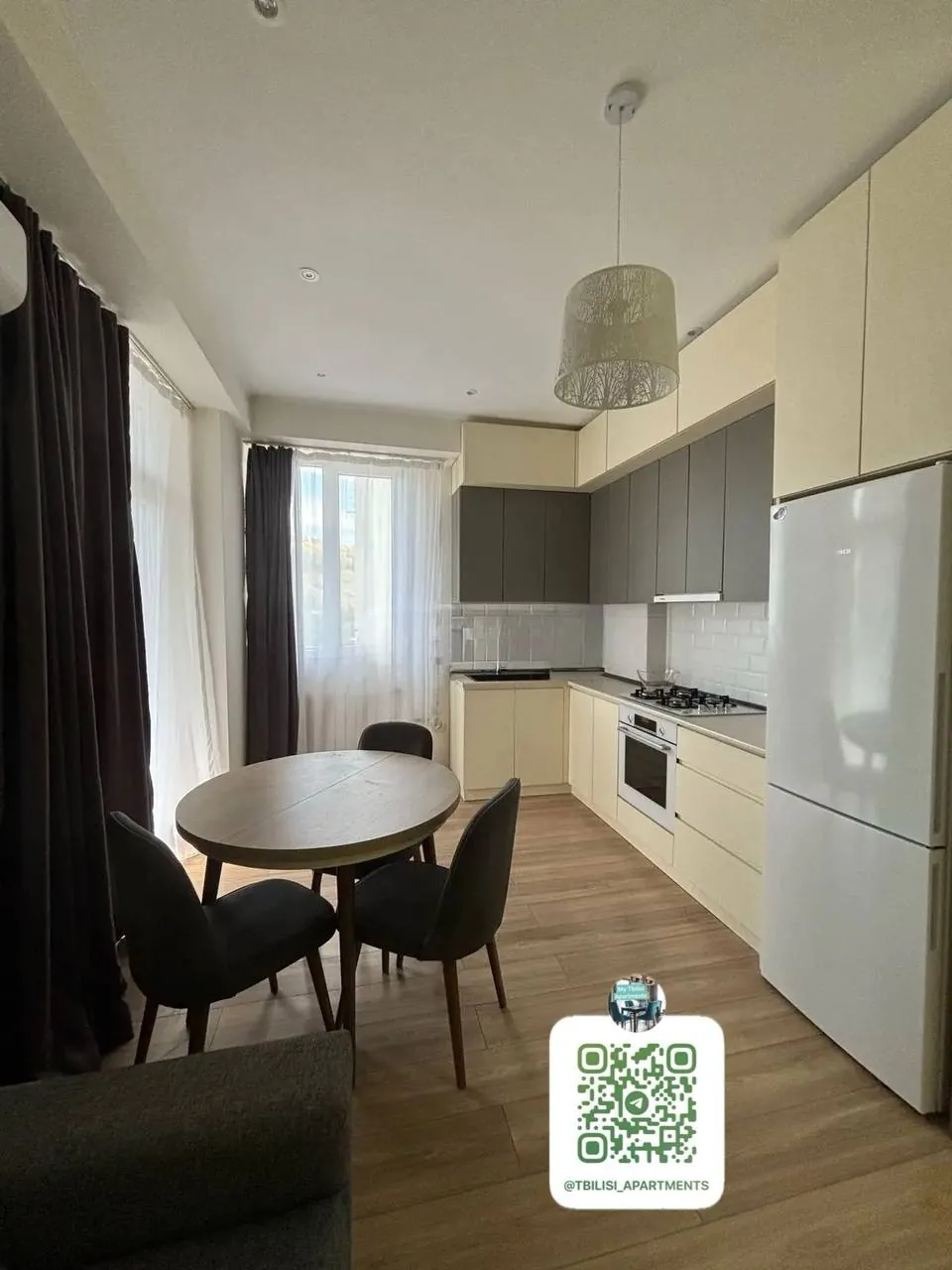 Квартира 55 м² с 1 спальней в Сабуртало 3