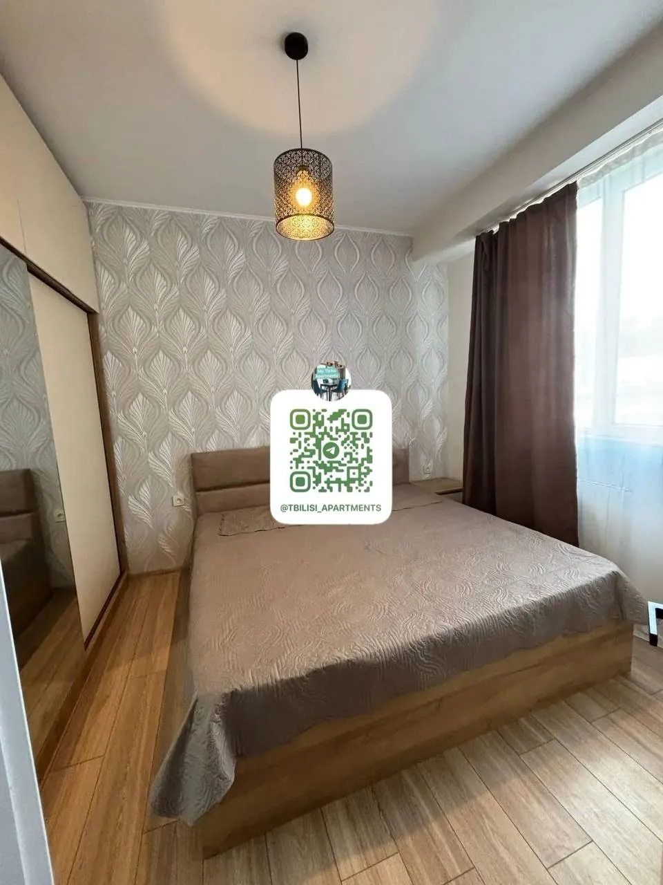 Квартира 55 м² с 1 спальней в Сабуртало 9