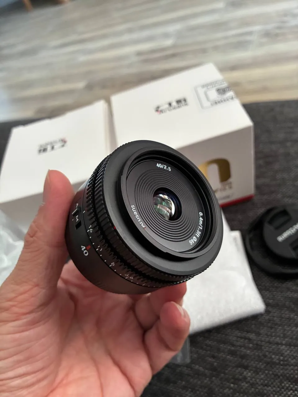 Объектив 7Artisans 40mm f2.5 для Sony 2