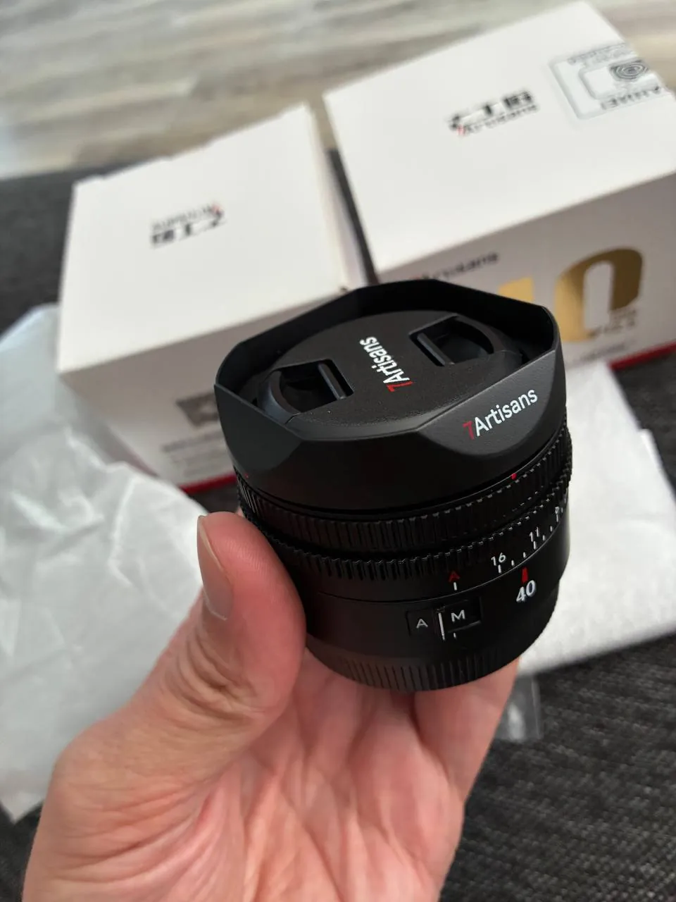 Объектив 7Artisans 40mm f2.5 для Sony 1