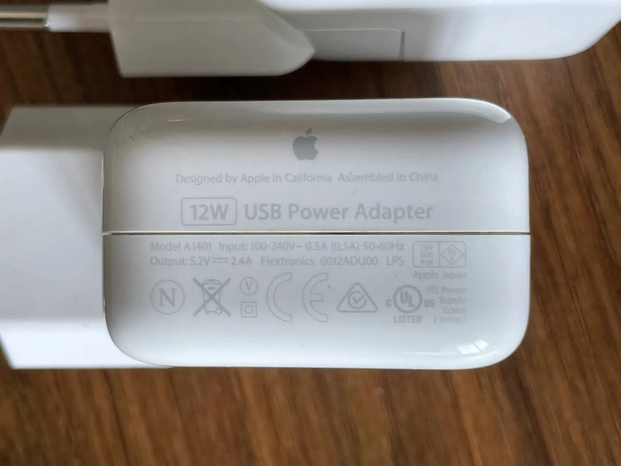 Блоки питания Apple USB 12W и 10W 2