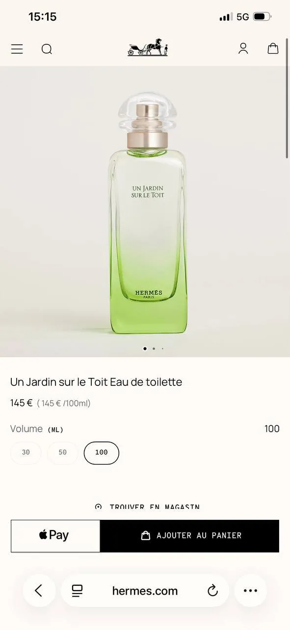 Духи Hermès Un Jardin Sur Le Toit 100 мл 3