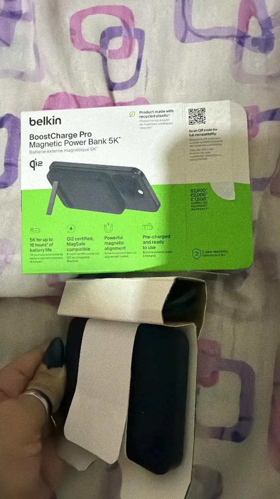 Беспроводной пауэрбанк Belkin 5000 мАч 1
