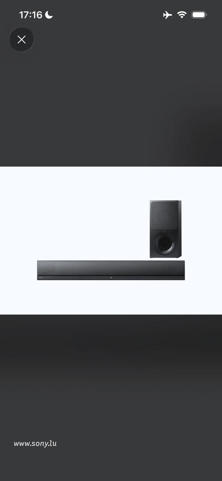 Саундбар Sony HT-CT390 с сабвуфером 3