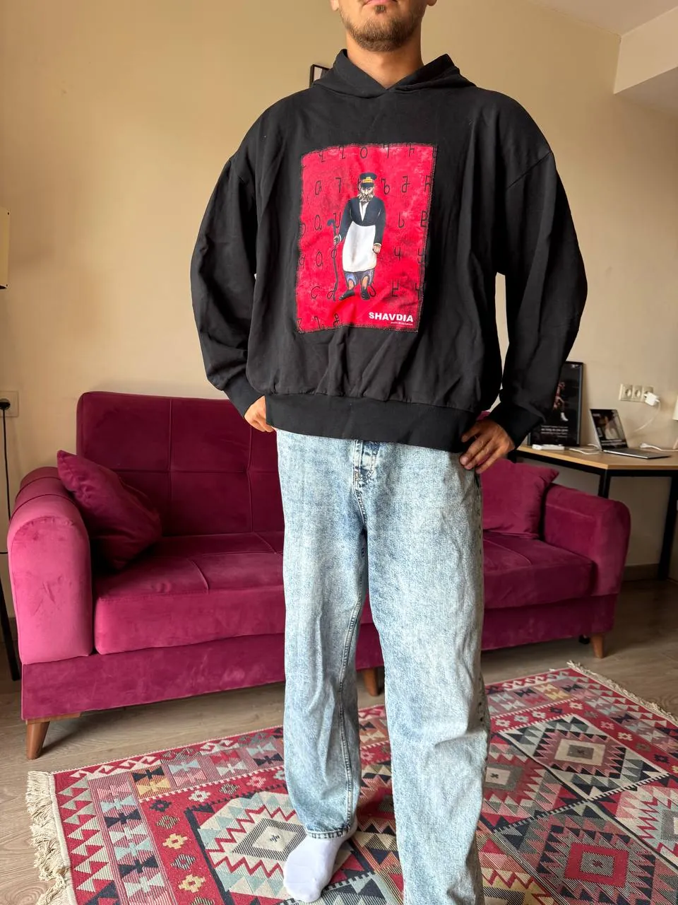 Джинсовка, худи, костюм и кофта, размеры M-XL 2
