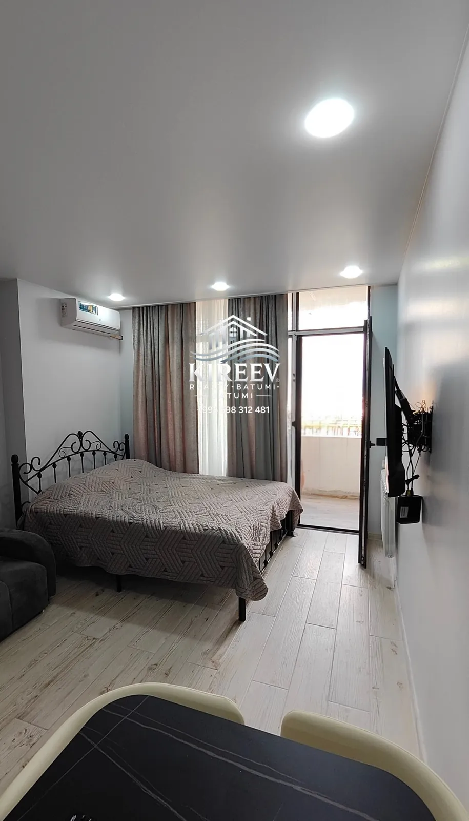 Студия 32 м² с кондиционером на Шартава 1