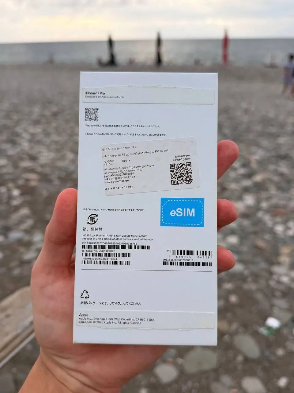 IPhone 17 Pro eSIM, экран с трещиной 2