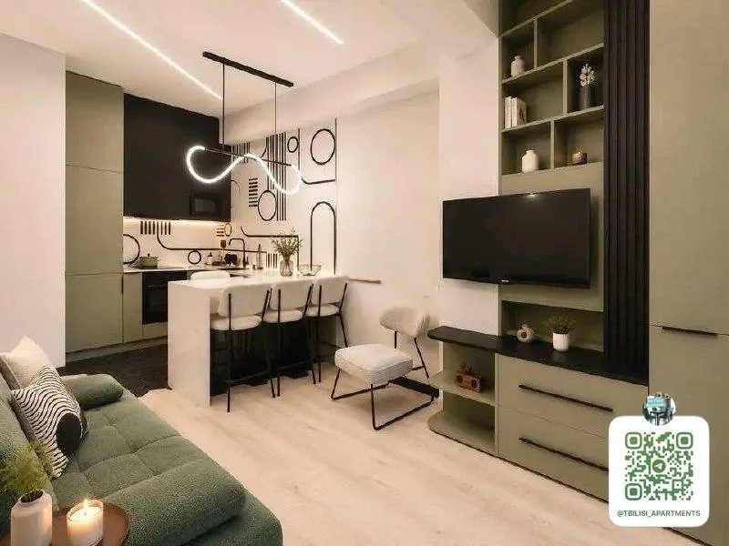 Квартира 46 м² с балконом в Ортачала 1