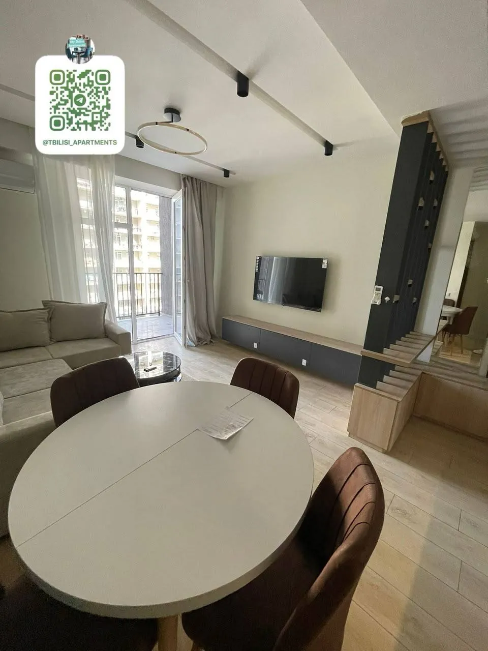 Квартира 81 м² с 3 комнатами в Дидубе 10