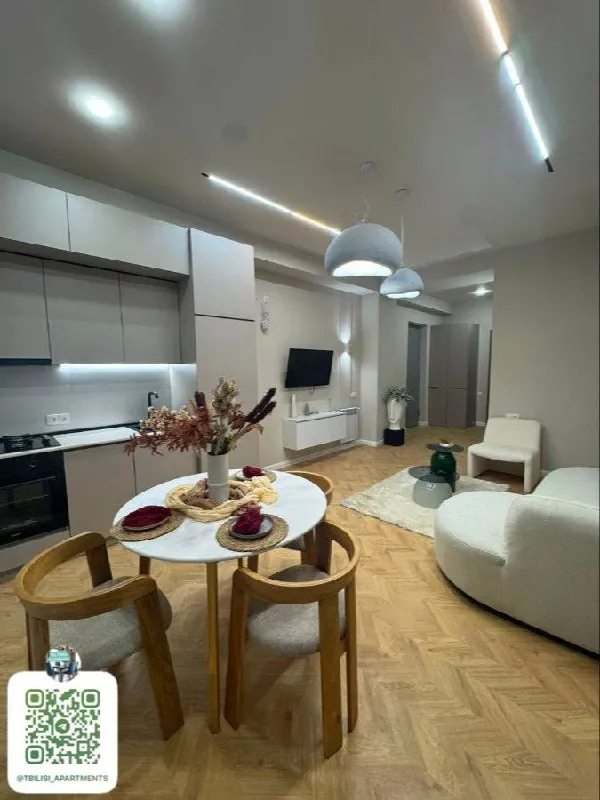 Квартира 75 м² с 3 комнатами в Сабуртало 1
