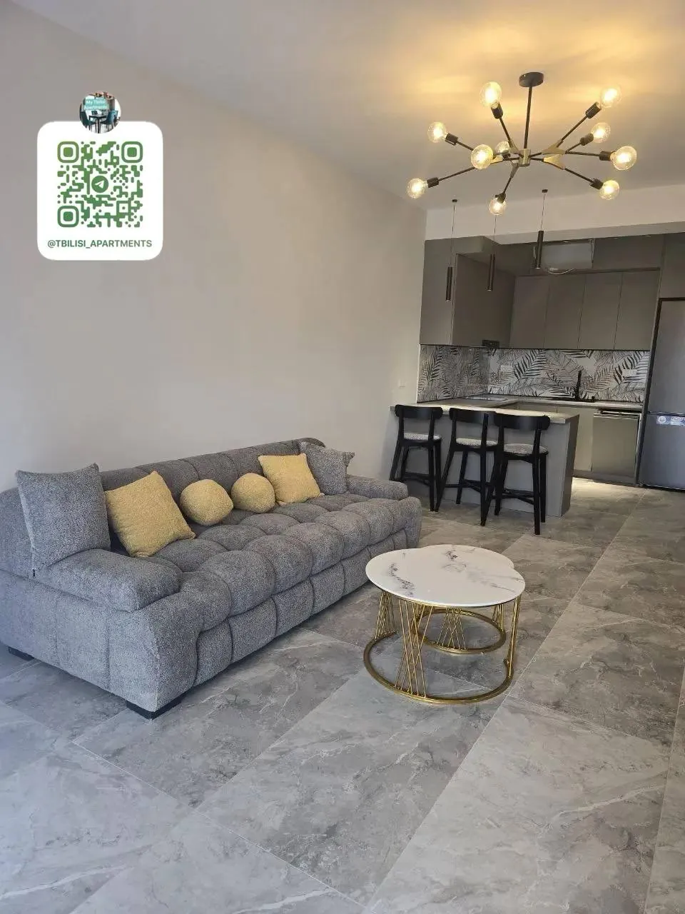 Квартира 67 м² с 2 комнатами в Ортачала 2