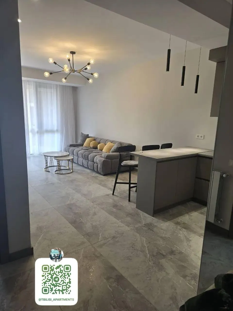 Квартира 67 м² с 2 комнатами в Ортачала 3