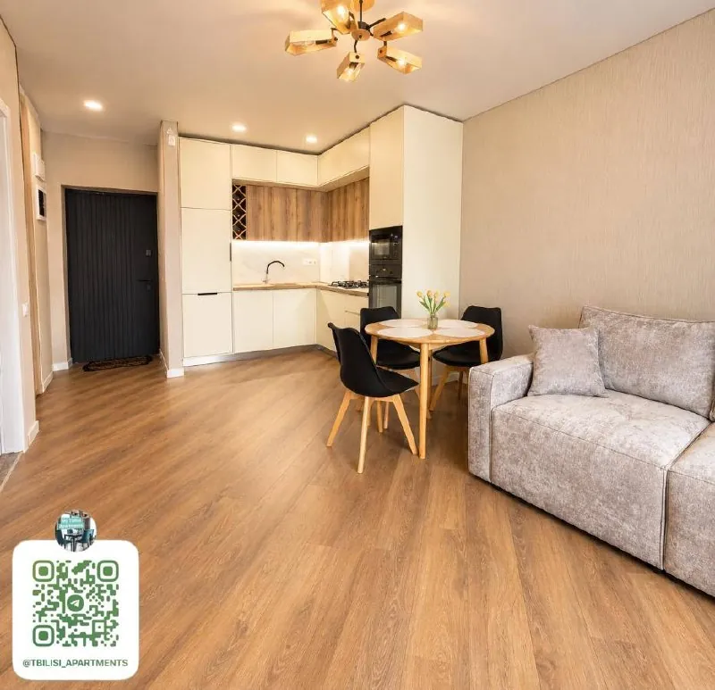 Квартира 48 м² с 1 спальней у озера Лиси 2