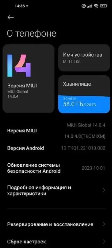 Смартфон Xiaomi Mi 11 Lite с чехлом 5