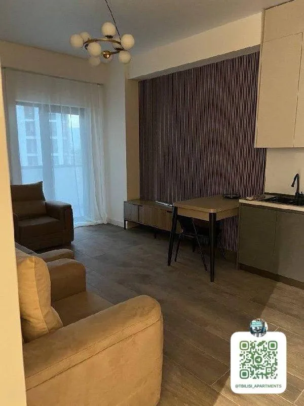 Квартира 90 м² с 2 спальнями в Дидубе 5