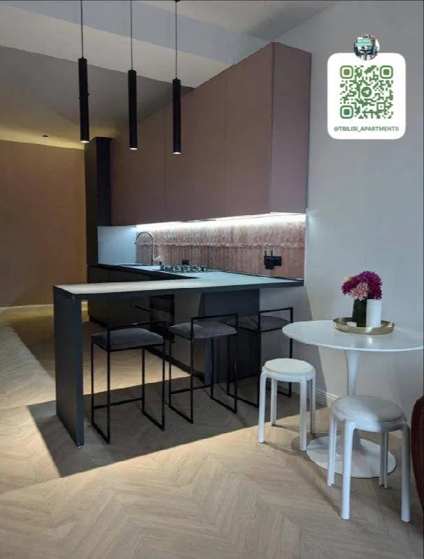 Квартира 60 м² с 1 спальней в Мтацминда 1