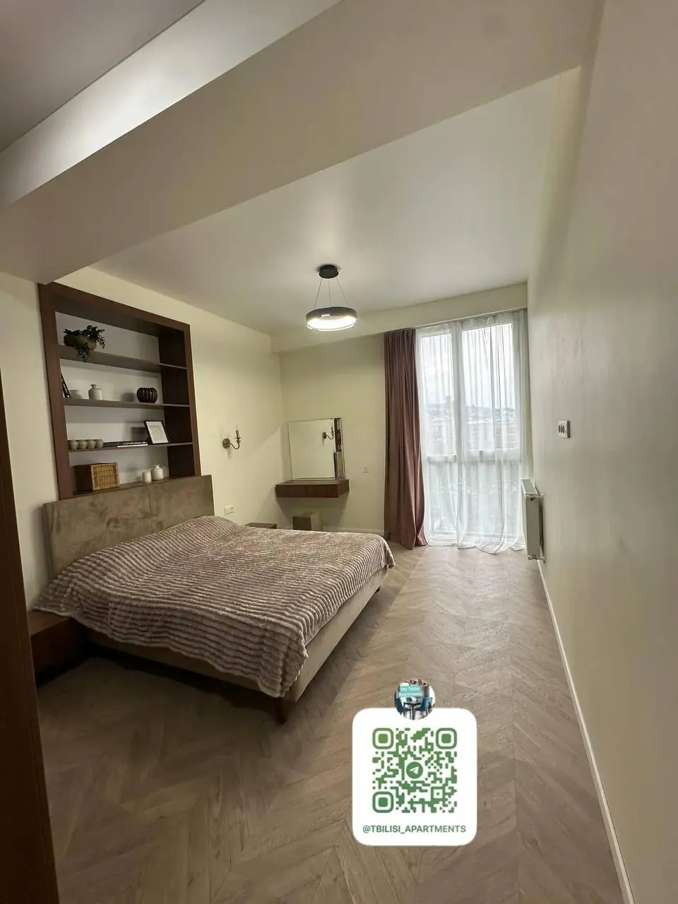 Квартира 105 м² с 2 спальнями в Сабуртало 7
