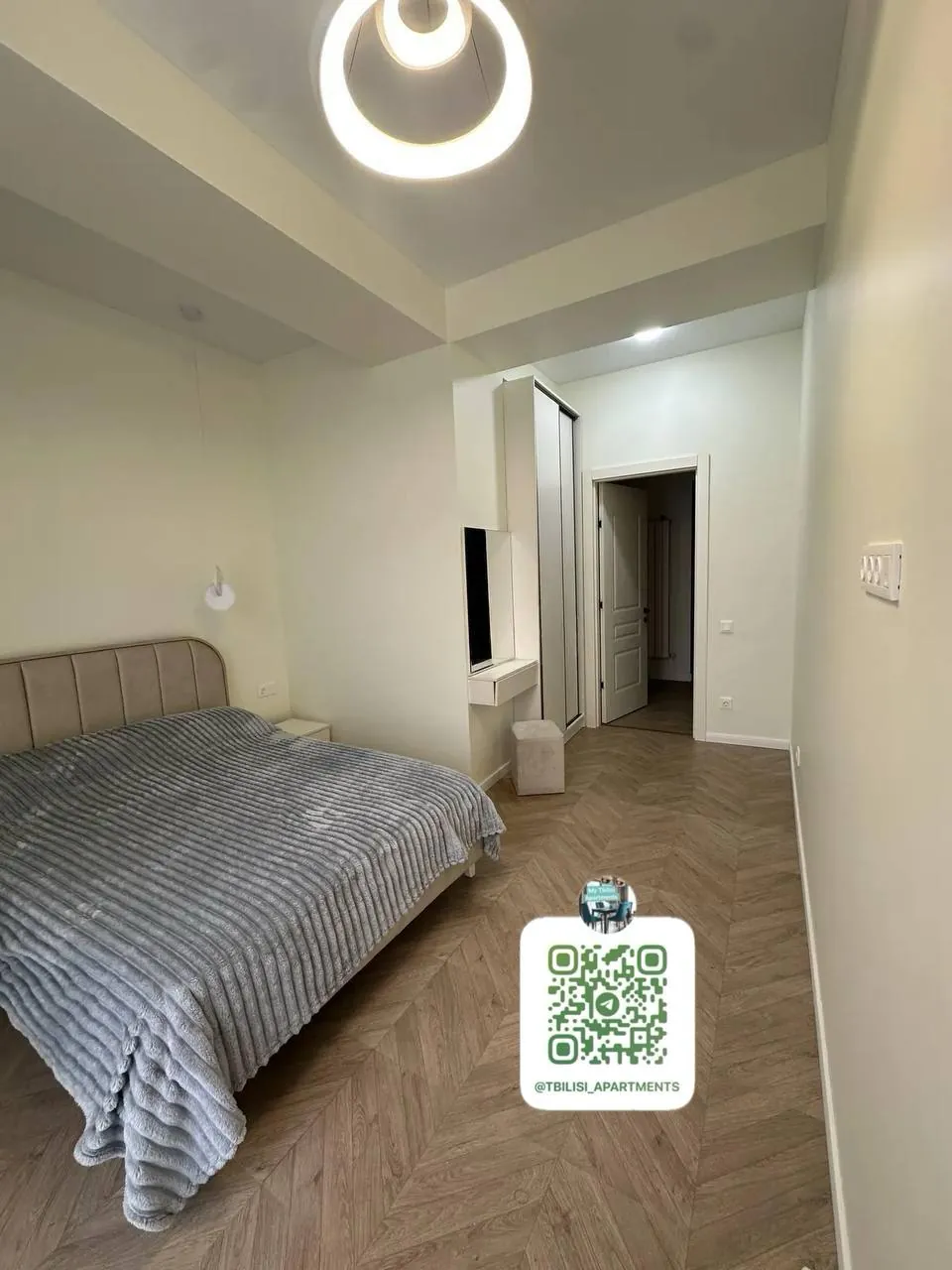 Квартира 105 м² с 2 спальнями в Сабуртало 6