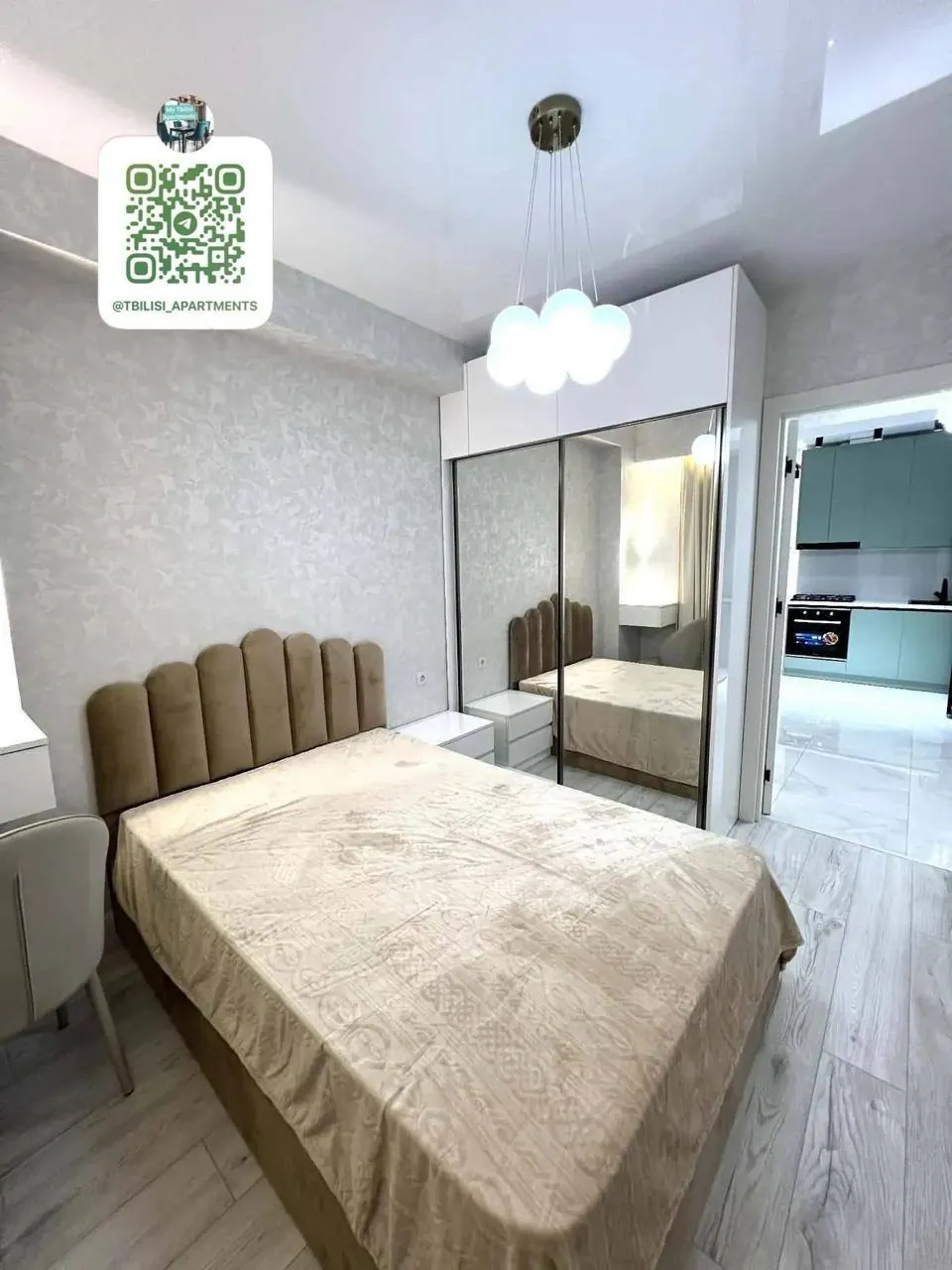 Квартира 70 м² с 2 спальнями в Дидубе 5
