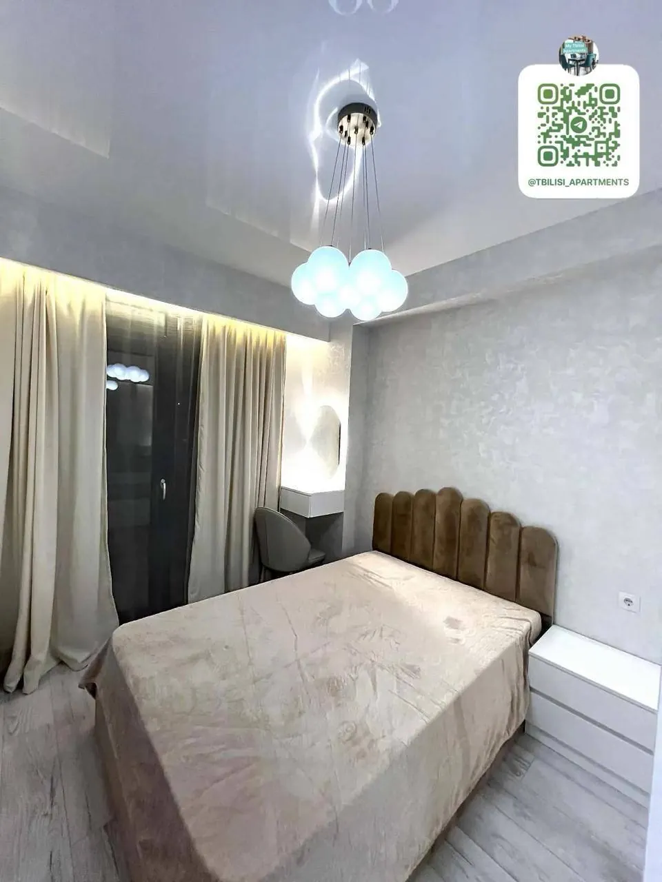 Квартира 70 м² с 2 спальнями в Дидубе 4