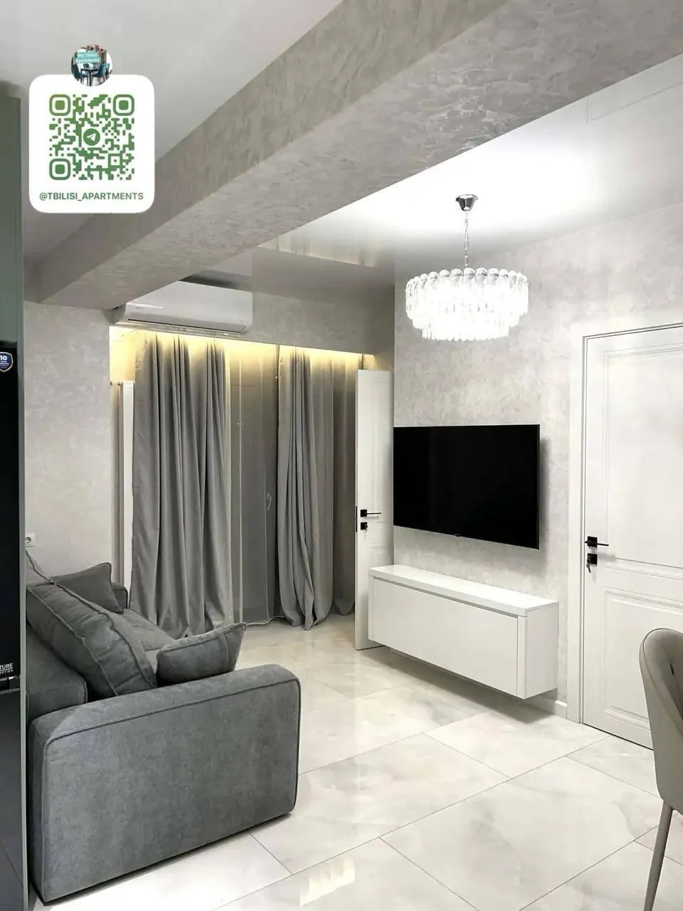 Квартира 70 м² с 2 спальнями в Дидубе 2