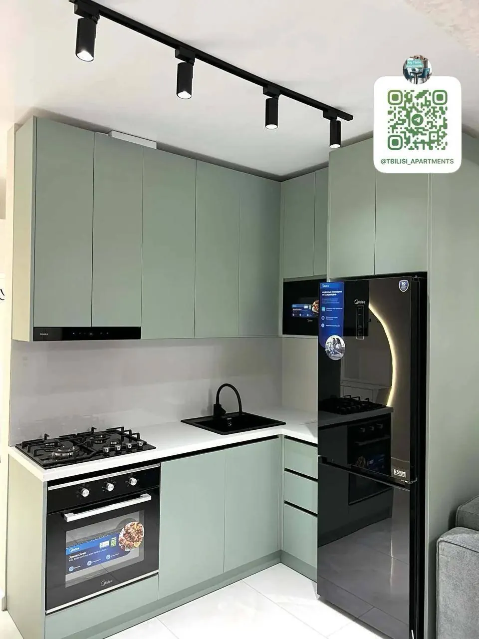 Квартира 70 м² с 2 спальнями в Дидубе 1