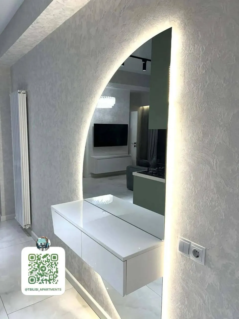 Квартира 70 м² с 2 спальнями в Дидубе 7