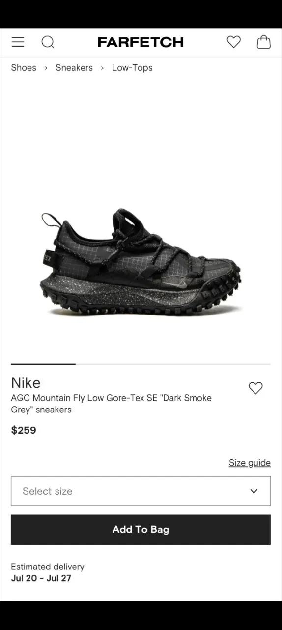 Кроссовки Nike ACG Mountain Fly Low Gore-Tex 5