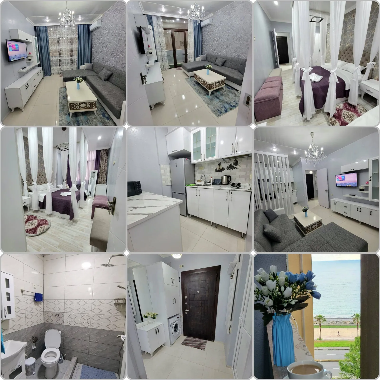 Квартира 50 м² с видом на море у Нового бульвара 1