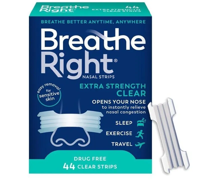 Назальные полоски Breathe Right для дыхания 4