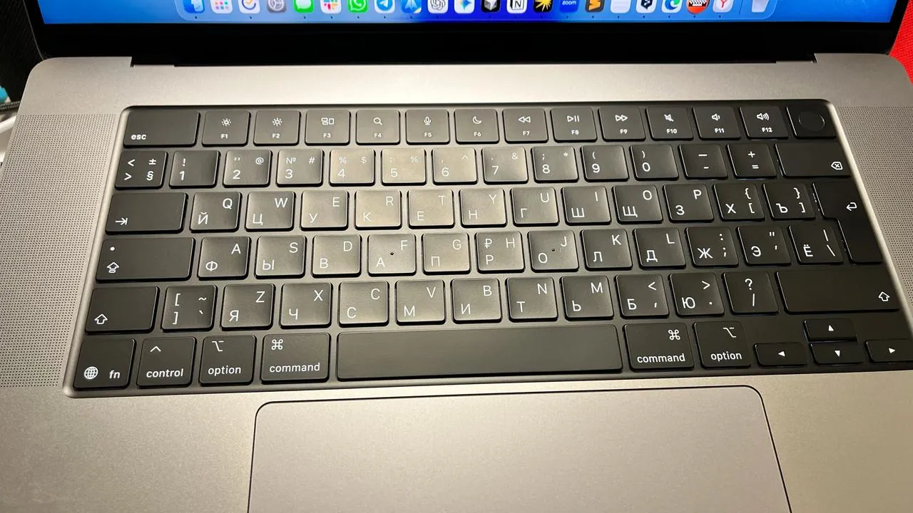 Русская раскладка для клавиатуры MacBook 5