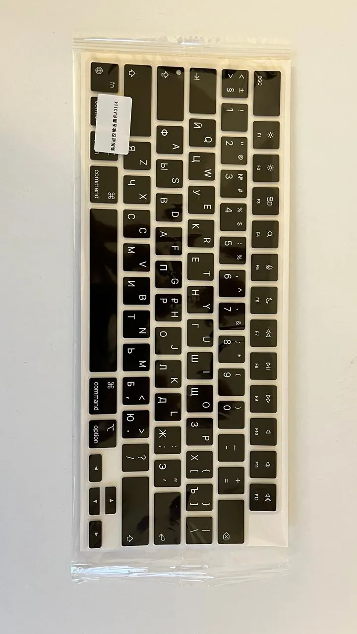 Русская раскладка для клавиатуры MacBook 6