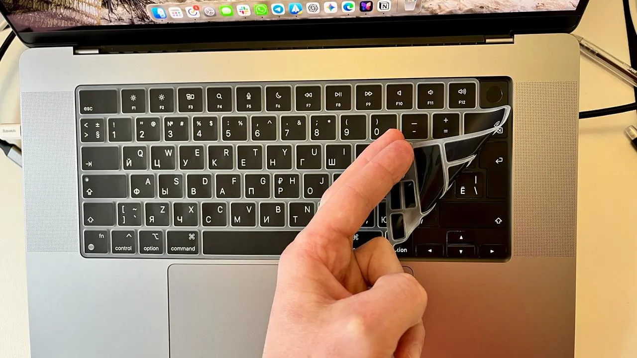 Русская раскладка для клавиатуры MacBook 7