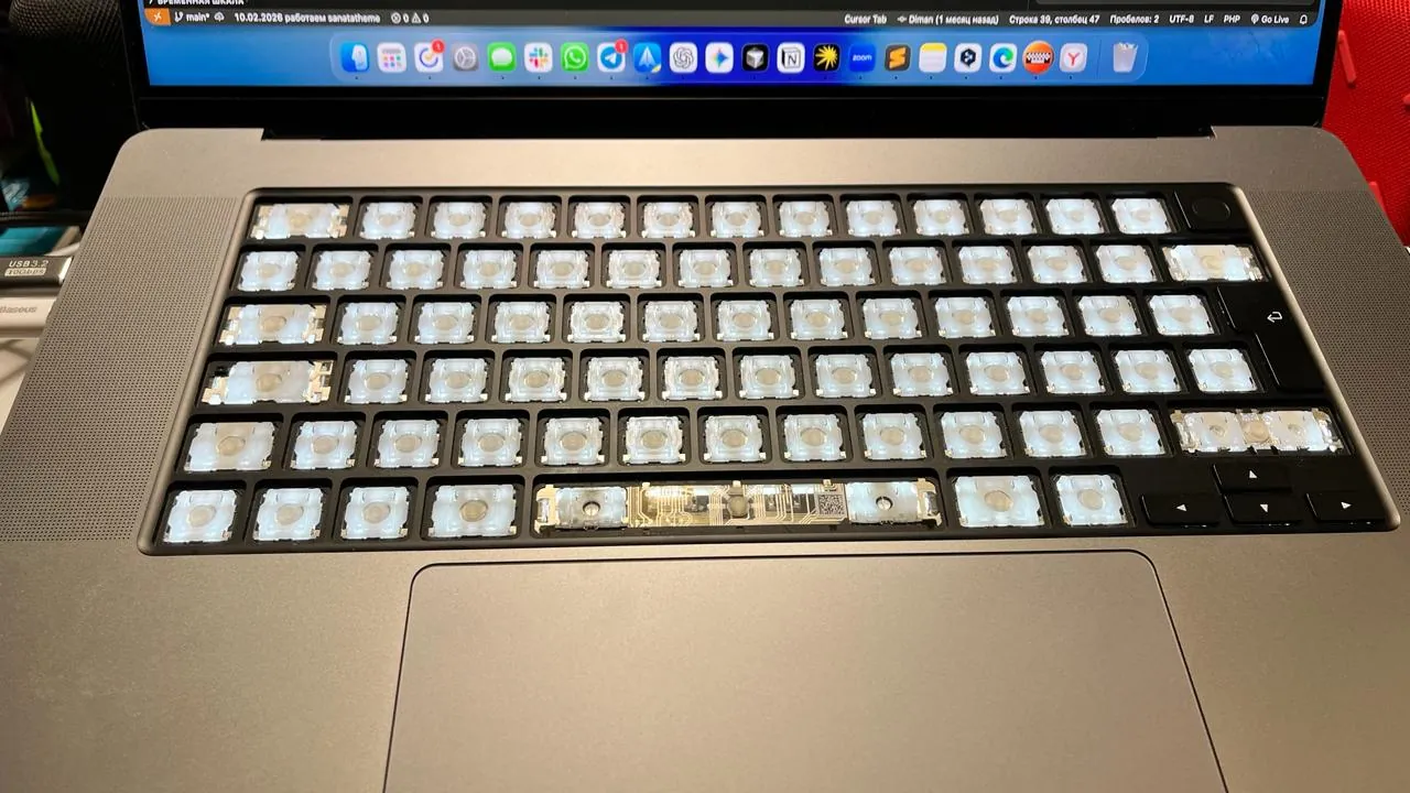 Русская раскладка для клавиатуры MacBook 4