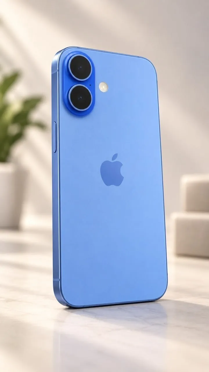IPhone 16 128 ГБ синий, хорошее состояние 2