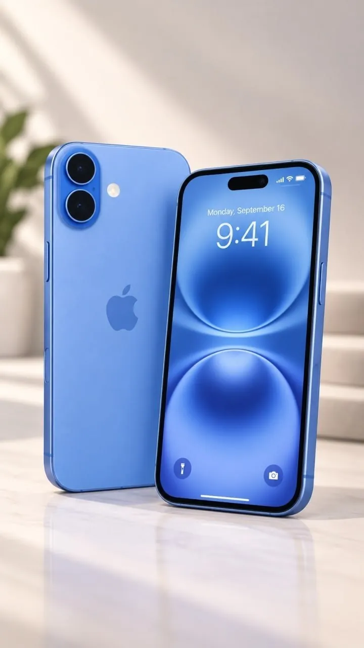 IPhone 16 128 ГБ синий, хорошее состояние 3