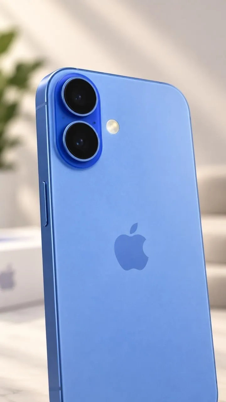 IPhone 16 128 ГБ синий, хорошее состояние 4