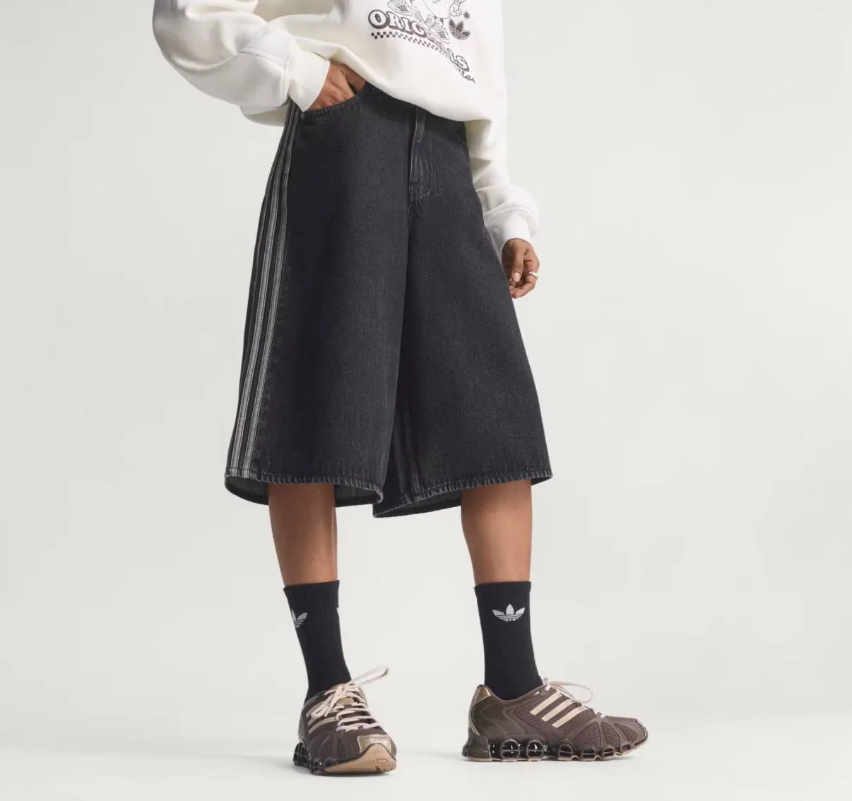 Бермуды Adidas и лонгслив Thrasher, размер S 3