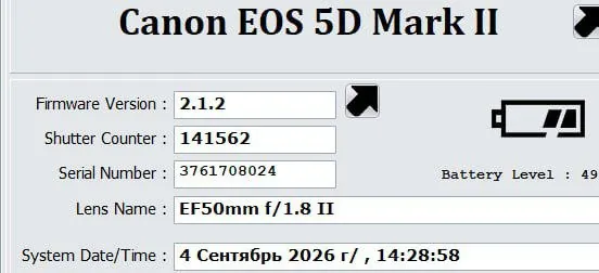 Фотоаппарат Canon 5D Mark II и ноутбук MSI 2