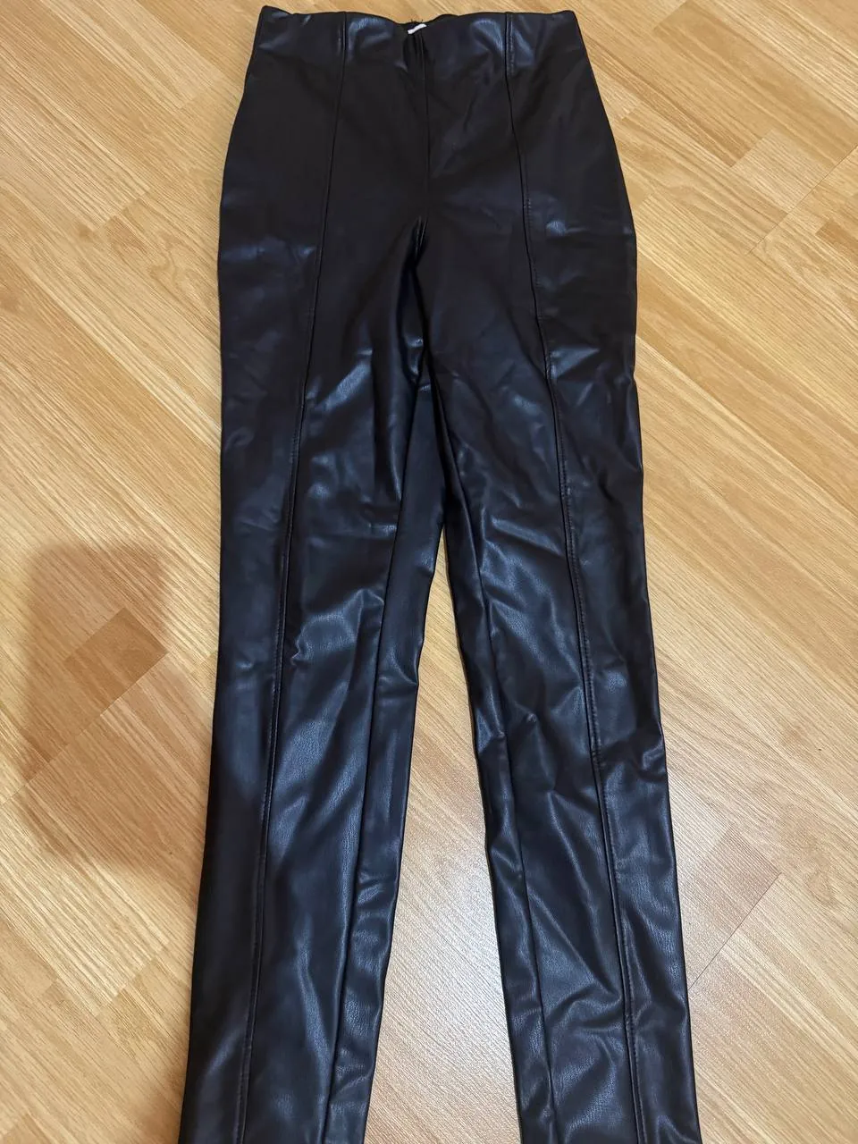 Леггинсы из кожзама H&M размер XS 1