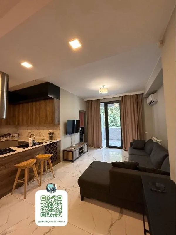 Квартира 128 м² с 4 комнатами в Сабуртало 6