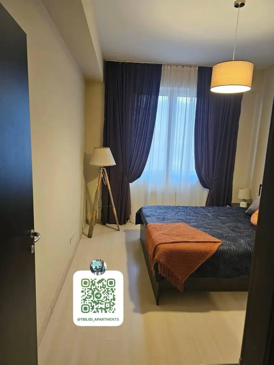 Квартира 58 м² с балконом в Сабуртало 8